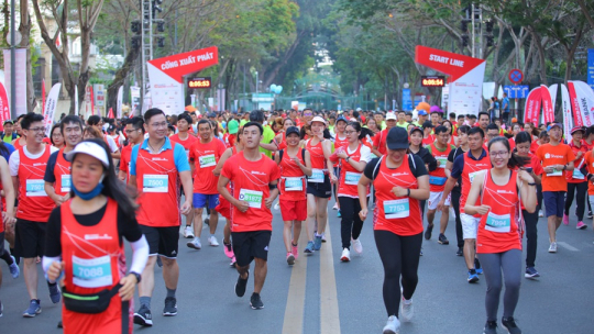 Sống động mùa lễ hội qua Giải Marathon Quốc tế TP.HCM