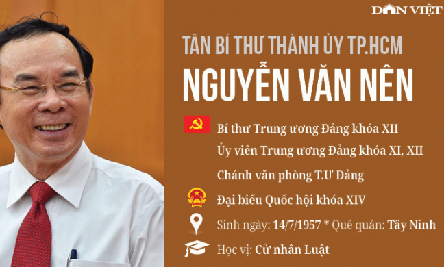 Tân Bí thư Thành Ủy TP.HCM Nguyễn Văn Nên - Quá trình công tác