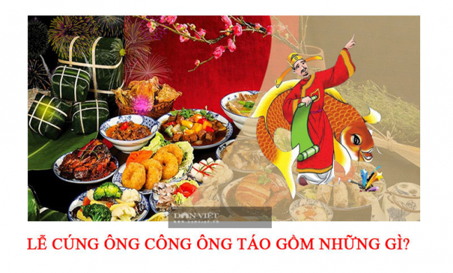 Lễ cúng ông Công ông Táo gồm những gì?