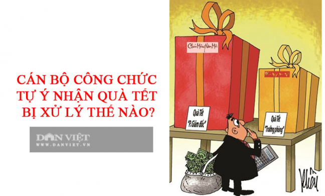 Cán bộ công chức nhận quà dịp Tết, có vi phạm không? 