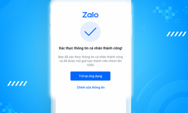 Cách thay đổi thông tin xác thực Zalo để bảo vệ tài khoản cá nhân