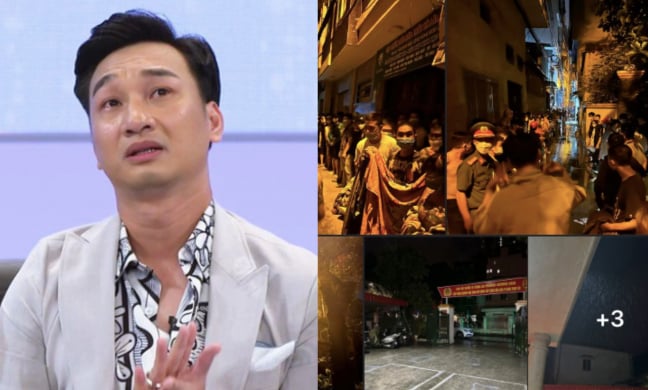 MC Thành Trung đau đớn kể chuyện trắng đêm tìm vợ con cho bạn trong vụ cháy chung cư mini ở Hà Nội