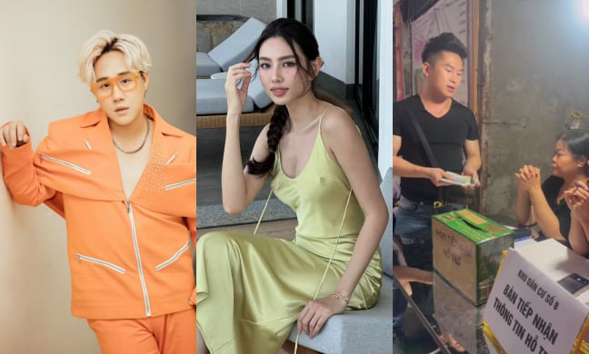 Hoa hậu Thùy Tiên và dàn sao Việt góp tiền 'khủng' giúp nạn nhân vụ cháy chung cư mini ở Hà Nội