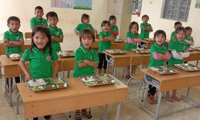 Ước mơ tất niên ấm áp nơi điểm trường vùng cao Nậm Vì