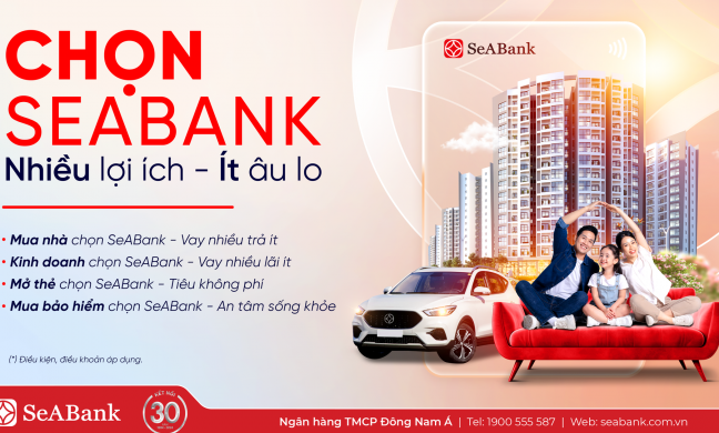 Hè tưng bừng, Chọn SeABank - Nhiều lợi ích - Ít âu lo
