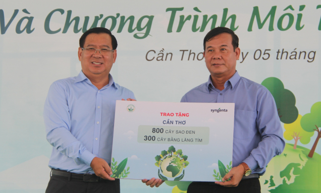 Ngày Môi trường Thế giới 5/6: Công ty Syngenta Việt Nam phối hợp trồng hàng nghìn cây xanh trên các tuyến đường nông thôn