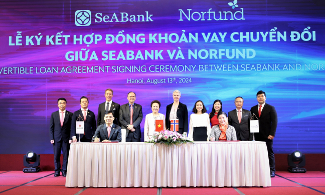 SeABank và Norfund ký kết Hợp đồng khoản vay chuyển đổi trị giá 30 triệu USD