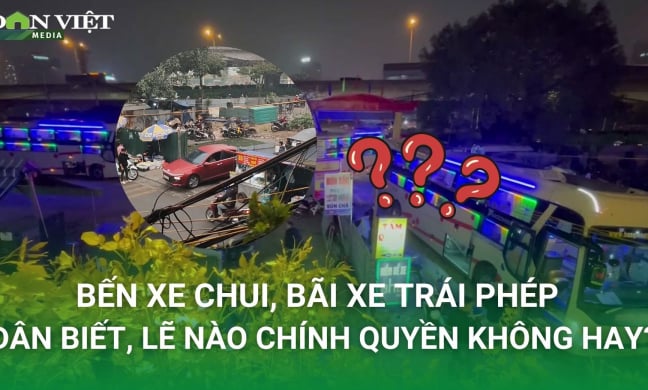 Bến xe trái phép: Dân đều biết, lẽ nào chính quyền từ phường tới quận Nam Từ Liêm không hay?