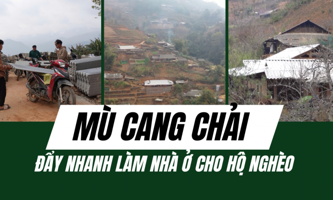 Chung tay xây “tổ ấm” cho hộ nghèo nơi vùng cao Mù Cang Chải (Yên Bái)