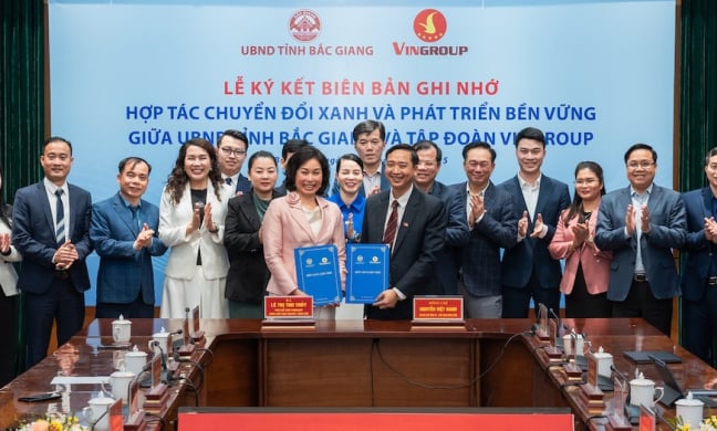 UBND tỉnh Bắc Giang và Vingroup ký kết hợp tác thúc đẩy chuyển đổi xanh, chuyển đổi số