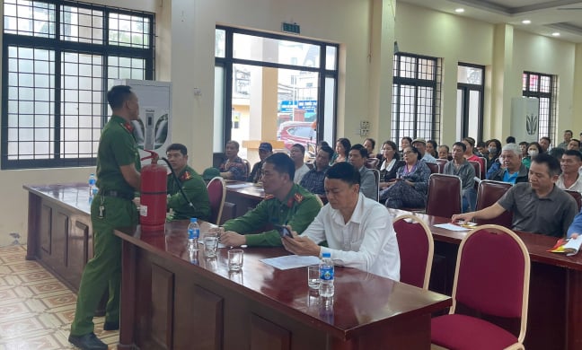 Quận Nam Từ Liêm (Hà Nội): Chủ nhà trọ 'xếp hàng' đi học phòng cháy chữa cháy