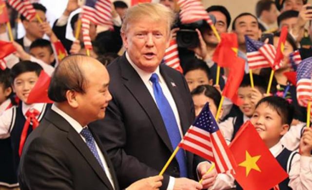 Ảnh: Thủ tướng Nguyễn Xuân Phúc hội kiến Tổng thống Donald Trump