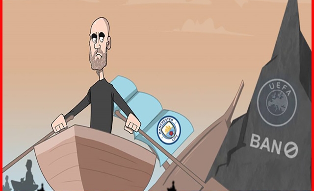 Dân mạng chế ảnh Pep tìm đường 'chuồn' khỏi con tàu đắm Man City
