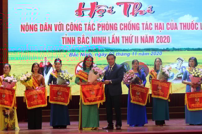 Bắc Ninh: Hơn 100 nông dân dự hội thi về phòng chống tác hại của thuốc lá