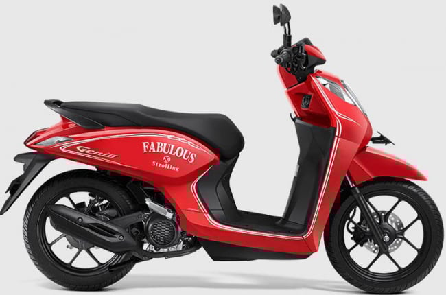 Xe tay ga Honda Genio được đăng ký bản quyền tại Việt Nam