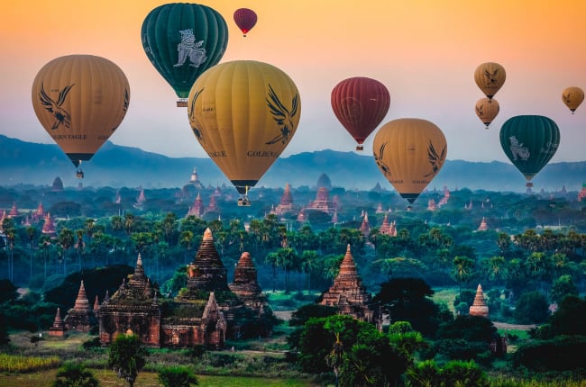 9 điểm du ngoạn khinh khí cầu đẹp nhất thế giới