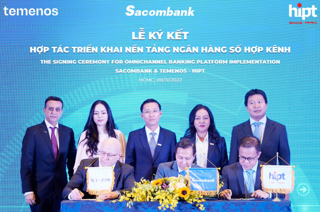 Sacombank hợp tác triển khai nền tảng ngân hàng hợp kênh với liên danh Temenos – HiPT