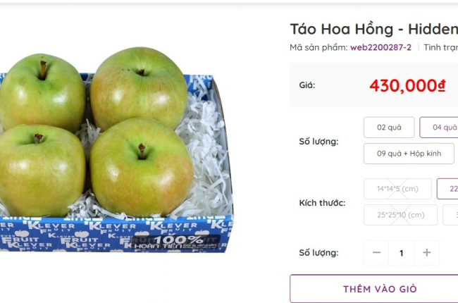 Nhiều loại táo ngoại độc, lạ, đắt đỏ đổ bộ mùa Tết