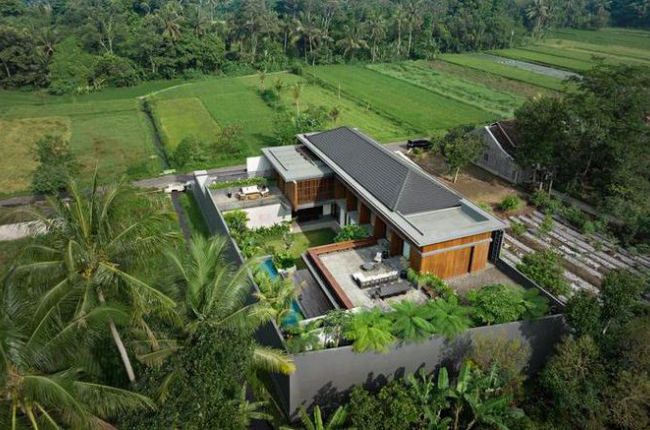 Biệt thự siêu sang giữa đồng lúa 