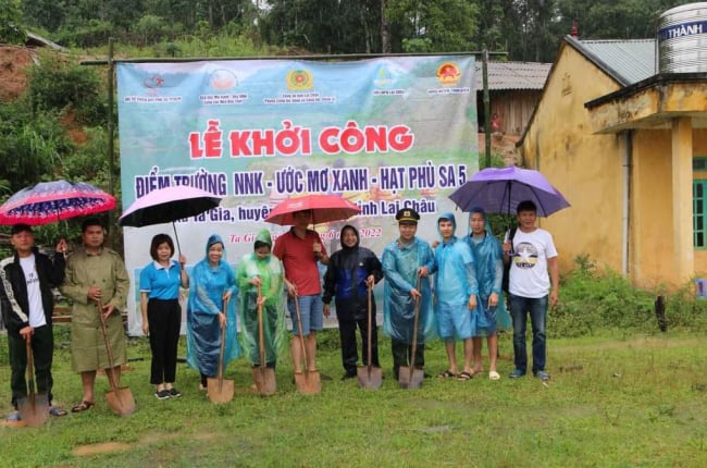 Lai Châu: Khởi công xây dựng điểm trường Nong Quài