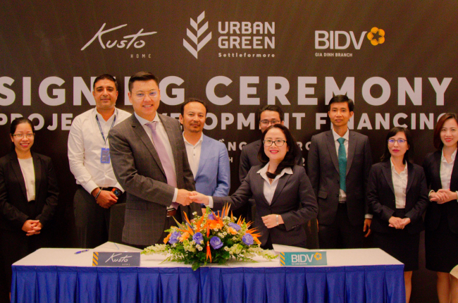 BIDV hợp tác Kusto Home tài trợ dự án Urban Green