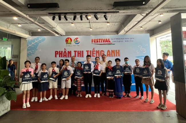 DTP đồng hành và trao tặng học bổng tại Festival nhà văn hóa thiếu nhi toàn quốc lần thứ VII