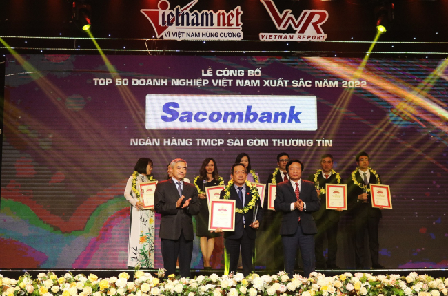 Sacombank nhận 2 giải thưởng về thương hiệu