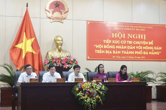 Thường trực HĐND Đà Nẵng tổ chức Hội nghị tiếp xúc cử tri chuyên đề về nông dân