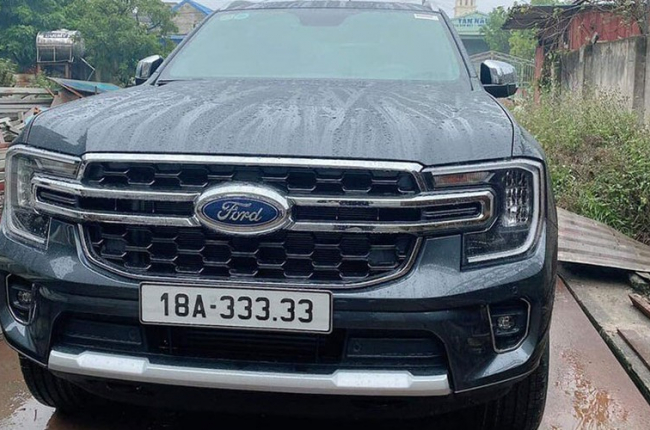 Ford Everest biển 'ngũ quý 5' ở Nam Định rao bán tới 2,7 tỷ đồng