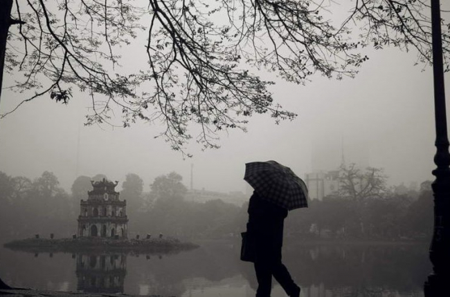 Miền Bắc chuyển rét trong ngày Valentine, Hà Nội 14 độ C
