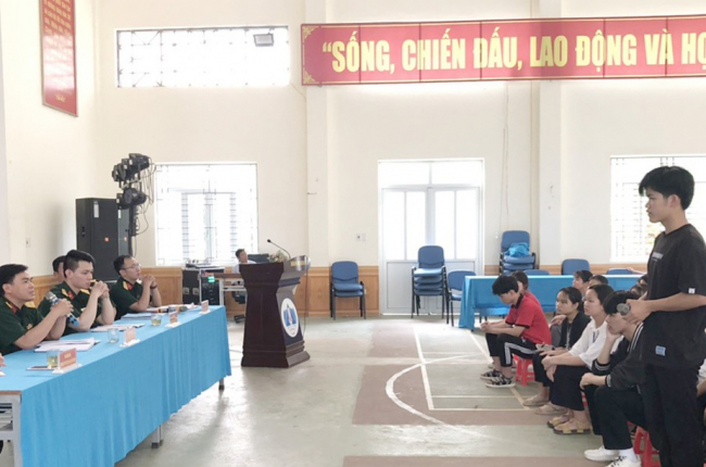 Lai Châu: Tuyên truyền, hướng nghiệp tuyển sinh quân sự năm 2023 