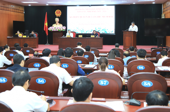 Kỳ họp chuyên đề lần thứ 12, HĐND tỉnh Sơn La khóa XV 