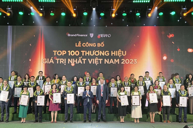 Vietjet, một trong 100 thương hiệu giá trị nhất Việt Nam