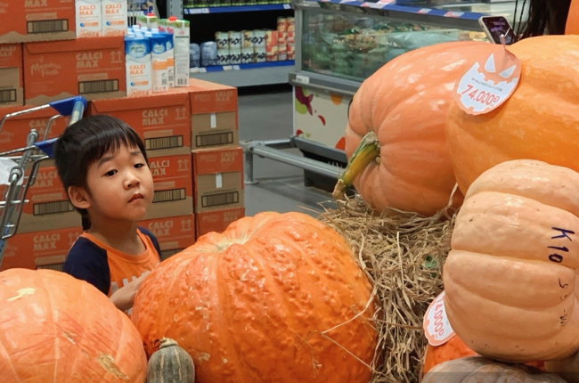 Bí ngô khổng lồ 'cháy hàng' khi Halloween cận kề