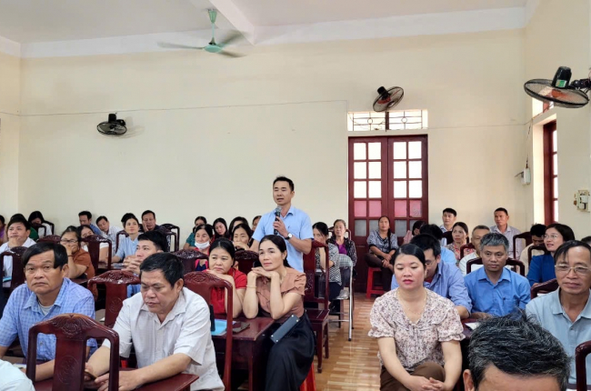 Thanh Hoá đối thoại và tư vấn chính sách bảo hiểm xã hội tự nguyện, bảo hiểm y tế hộ gia đình với nông dân