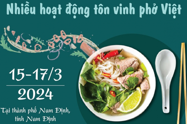 Festival Phở 2024: Nhiều hoạt động tôn vinh phở Việt