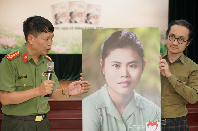 Phục dựng di ảnh nhà văn Nguyễn Đình Thi, Dương Thị Xuân Quý và nhiều liệt sỹ bằng công nghệ AI