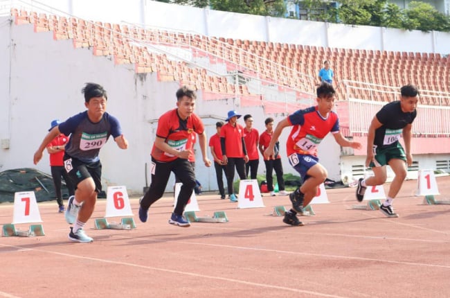 Hơn 500 cán bộ, chiến sĩ tranh tài giải điền kinh Công an TP.HCM năm 2024