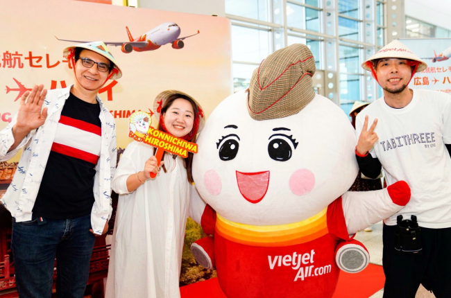 Tin vui: Vietjet khai trương đường bay Hà Nội - Hiroshima