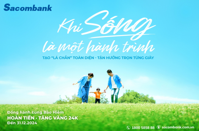 Sacombank ưu đãi hơn 17 tỷ đồng dành cho khách hàng tham gia bảo hiểm 