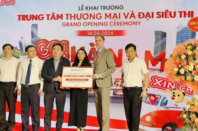 Khai trương TTTM và đại siêu thị GO! Hà Nam, Central Retail ủng hộ hàng tỷ đồng tới đồng bào bão lụt