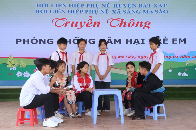 Bát Xát: Truyền thông phòng, chống xâm hại trẻ em