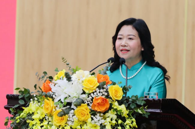 Bà Bùi Mai Hoa làm Trưởng ban Tuyên giáo và Dân vận Tỉnh ủy Ninh Bình sau hợp nhất