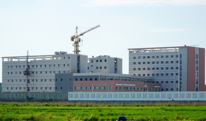 Cận cảnh Bệnh viện Phụ sản Trung ương 2 chuẩn bị đi vào hoạt động ở ngoại thành Hà Nội
