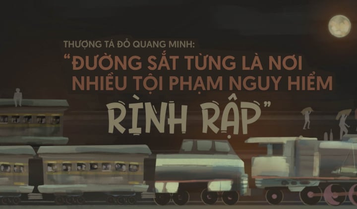 Thượng tá Đỗ Quang Minh: 'Đường sắt từng là nơi nhiều tội phạm nguy hiểm rình rập'