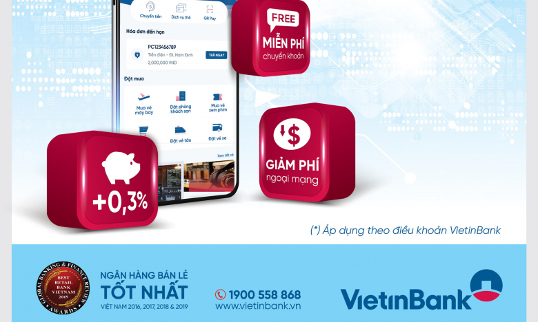 VietinBank tung siêu ưu đãi khi giao dịch trực tuyến mùa nCoV