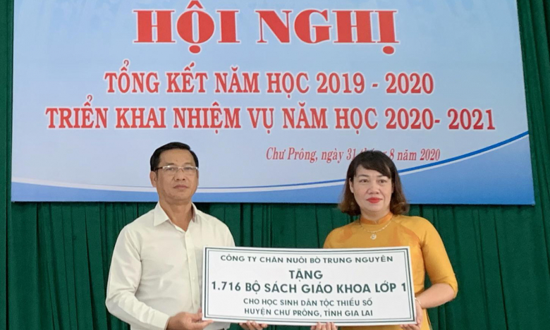 THADI tài trợ 1.716 bộ sách giáo khoa lớp 1 cho học sinh dân tộc thiểu số