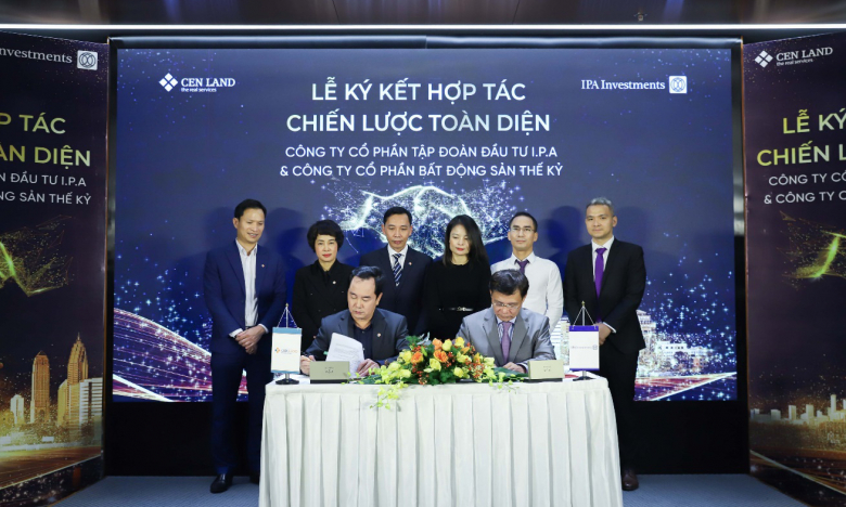 Cen Land – I.P.A ký kết hợp tác chiến lược toàn diện