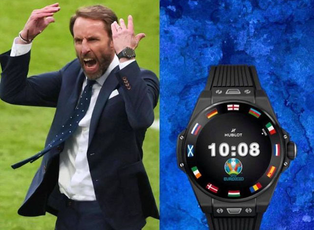 Khám phá chiếc smartwatch xịn sò HLV tuyển Anh đeo tại tứ kết Euro 2020