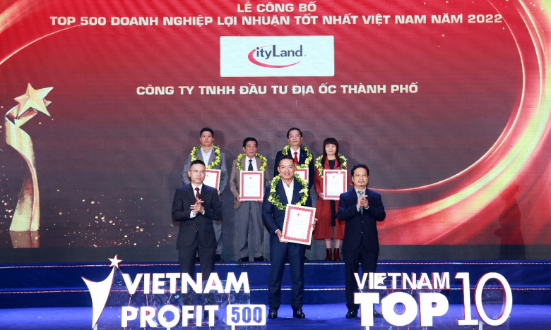 CityLand khẳng định tầm nhìn chiến lược trong top 50 Doanh nghiệp lợi nhuận tốt nhất Việt Nam